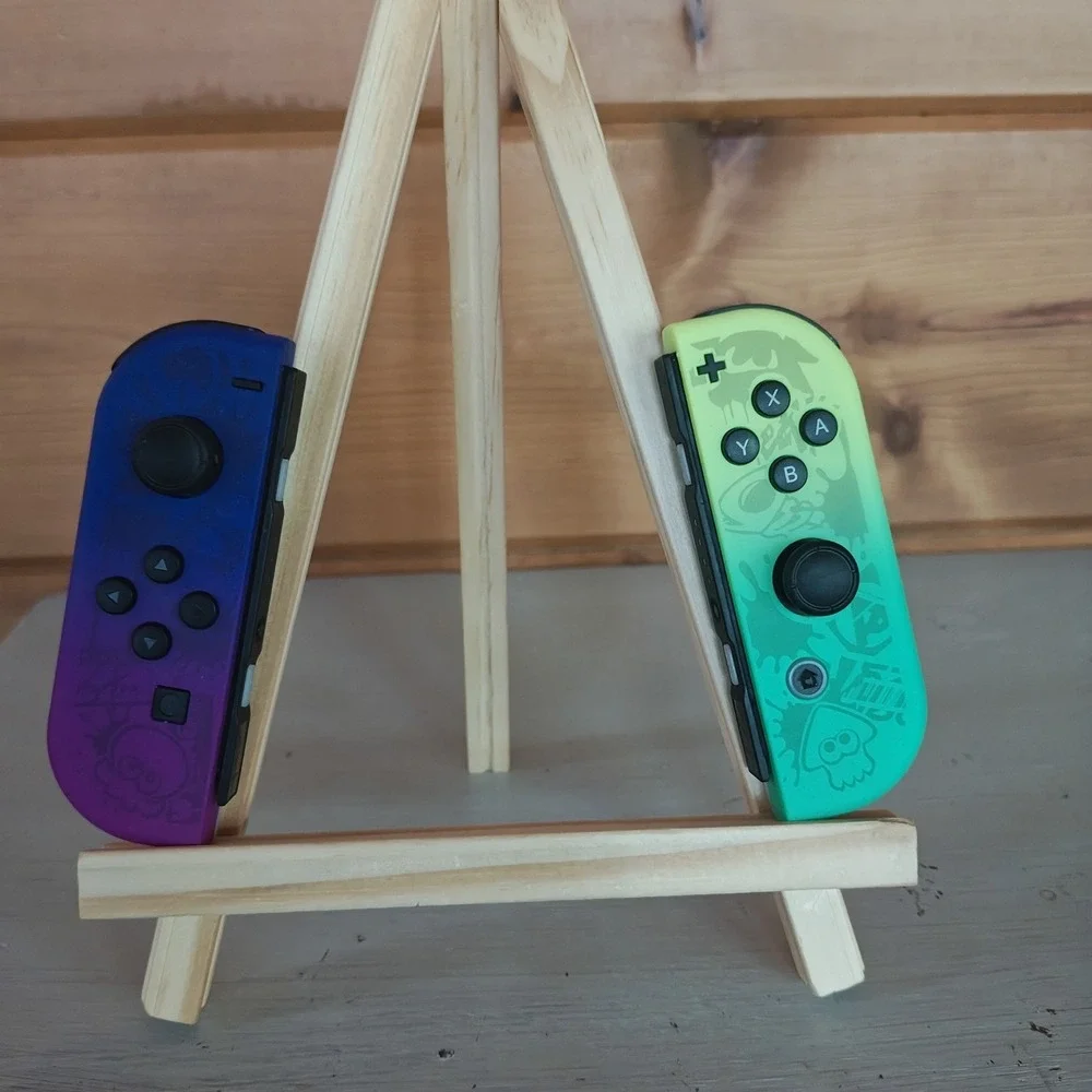 Genuine Nintendo Switch OLED Splatoon 3 Joy-Con Controllers Tested [NO DRIFT]